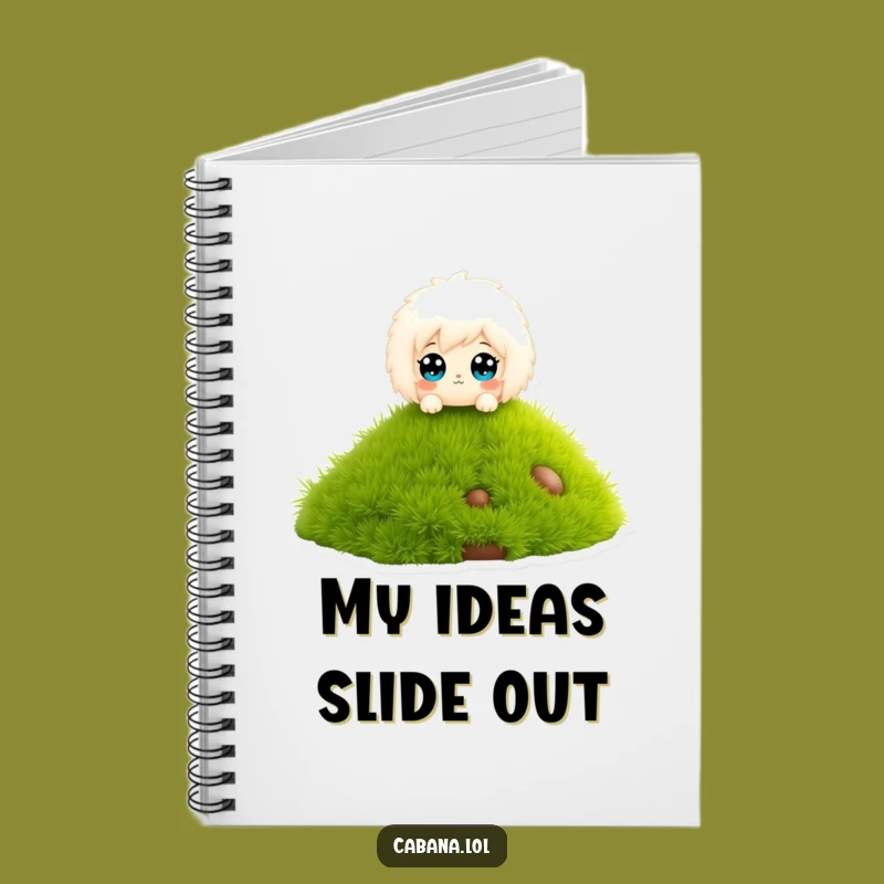 Funny Fluffy Character Notebook: Wide Eyes Slide Journal - Gift Idea